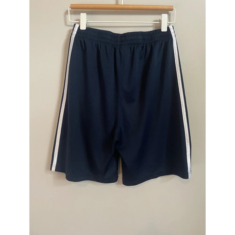 Adidas 3-Stripe Classic Athletic Soccer Shorts, Navy/White, Boy's XL (14-16)